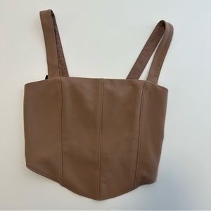 NWT Brown Abercrombie Corset
